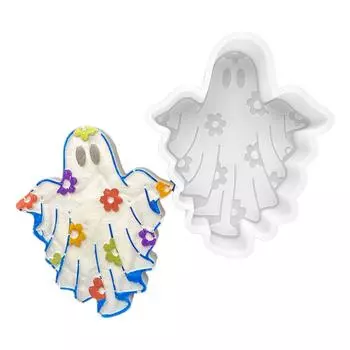 Хэллоуин 3D Призрак Силиконовая форма для свечи Мультистиль Призрак Мыло Смола Форма Шоколадный торт Декор Картина Фестиваль Подарок