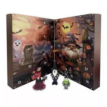 Хэллоуин Адвент-календарь 2025 Календарь обратного отсчета Гном 24 дня Обратный отсчет до Хэллоуина Календарь Украшение B