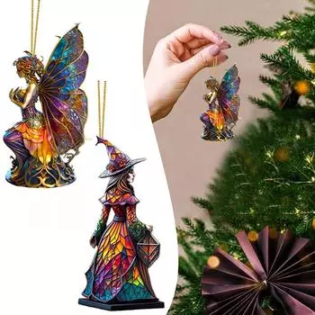 Хэллоуин автомобиль ведьма фестиваль ведьма статуэтка подвесная кукла DIY украшения подвесные украшения для вечеринки дом с привидениями реквизит