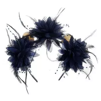 Хэллоуин богемный ободок для волос женский перьевой головной убор аксессуары для волос головной убор вечеринка украшение для головы корона танцевальный ободок