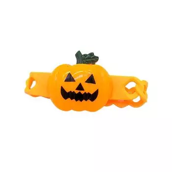 Хэллоуин Браслет Светящийся Реквизит Тыква Призраки Голова Светящийся Браслет Светящийся Наручный Браслет, Для Вечеринок One Size