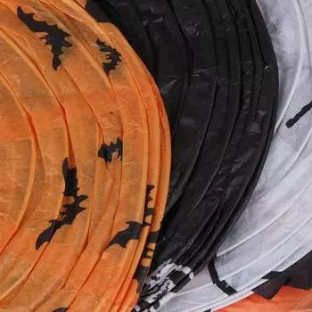 Хэллоуин бумажный фонарь тыква паук череп летучая мышь подвесной фонарь Хэллоуин декор