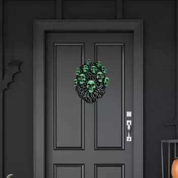 Хэллоуин Череп Фигурка настенная подвесная светящаяся в ночи Скелет Голова Декор