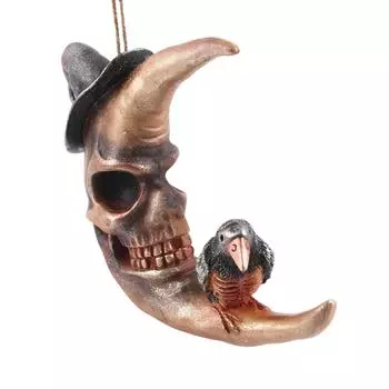 Хэллоуин Черепа Смола Тыквы Луна Ведьма Подарок Персонализированное Украшение Домашние Украшения Украшения One Size чёрный