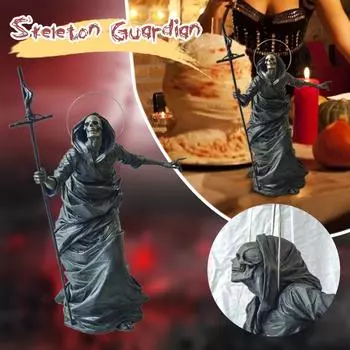 Хэллоуин Черная скульптура из смолы Украшение для дома Украшение чёрный