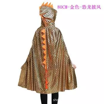 Хэллоуин Детский Костюм Плащ Мальчики Одежда Динозавра Девочки Плащ Животного Тираннозавр Рекс Children
