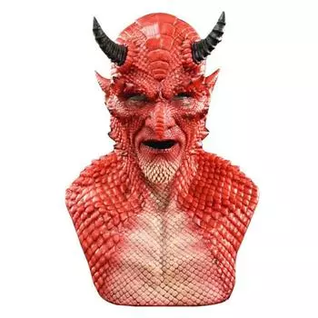 Хэллоуин Diablo Belial косплей маска ужас дьявол латексный шлем маска для лица костюм вечерние реквизит