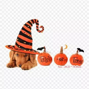 Хэллоуин домашнее животное утюг на теплопередаче печать виниловые нашивки наклейки для одежды DIY аппликации моющиеся нашивки