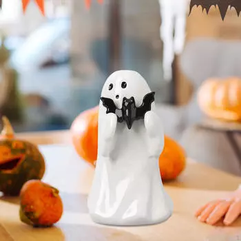 Хэллоуин Дух Фигурка Украшения Фото Реквизит Маленький Страшный для Holding Black Parts