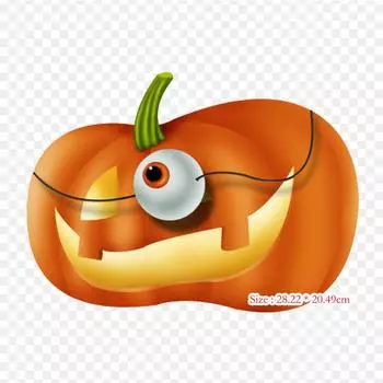Хэллоуин Джек О Фонарь La Calabaza De Iron on Heat Transfer Печать виниловые нашивки наклейки для одежды DIY Аппликации моющиеся нашивки