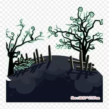 Хэллоуин Джек О Фонарь Трюк или Обработка железа на теплопередаче Печать Виниловые патчи Наклейка для одежды Аппликации своими руками Моющиеся нашивки