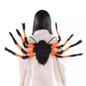 Хэллоуин Гигантский паук рюкзак Хэллоуин костюм паука для вечеринки на открытом воздухе двора Хэллоуин Декор