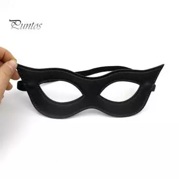 Хэллоуин глаз крышка сексуальный косплей реквизит полая подушка для лица половина лица подушка очки с резинкой для Хэллоуина чёрный