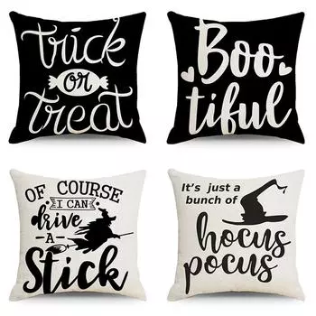 Хэллоуин глаз тыква птица летучая мышь Луна декоративный узор наволочка для спальни, гостиной, дивана, кинотеатра наволочка 40x40cm