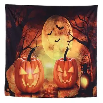 Хэллоуин Гобелен Настенный Коврик Ковер Фон Украшения Домашняя Вечеринка Фотостудия 200x150cm