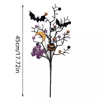 Хэллоуин Хэллоуин Подарки Темный Стиль DIY Букет Элегантная Форма Летучей Мыши Украшения для Дома 48/45см 45cm