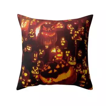 Хэллоуин Хуга Украшение Прикроватная наволочка для комнаты Живая наволочка 40x40cm