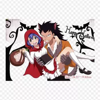 Хэллоуин хвост Happy Erza Scarlet Heat Transer термонашивки для одежды футболки платья моющиеся аксессуары аппликации значки