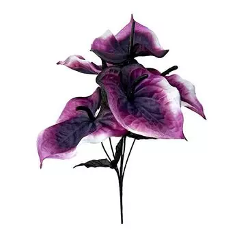 Хэллоуин Искусственные листья Декоративный букет Настольный стол Несколько цветов Домашнее украшение для вечеринки фиолетовый