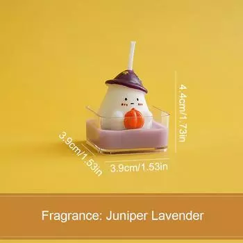 Хэллоуин Искусственный Креативный Подарок Атмосфера Ароматерапевтические Свечи Ручной Работы Имитация Тыквы Орнамент 8 Стилей