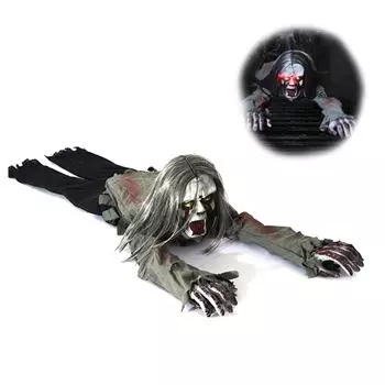 Хэллоуин Электрический Ползучий Призрак с Ужасным Голосом Управление Звуком Ползучий Кровавый Призрак Реквизит
