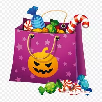 Хэллоуин конфеты клип арт конфеты утюг на теплопередаче печать виниловые нашивки наклейки для одежды DIY аппликации моющиеся нашивки