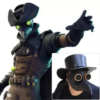 Хэллоуин Косплей Маска Маскарад Стимпанк Чумной Клюв Хэллоуин Маска Для Вечеринки Головные Уборы Унисекс Кожаная Маска Форма Вороны Лицо style 1