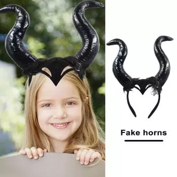 Хэллоуин Косплей Оголовье Забавный Ужас Красный/Черный Демон Рога Пластиковый Обруч Для Волос Маскарад Косплей Реквизит Партии Хэллоуин Костюм Аксессуары Для Волос A красный