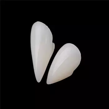 Хэллоуин Косплей Протезы Зомби Зубы Вампира Призрак Дьявола Клыки Реквизит Костюм Партия Опора Аксессуар 17mm