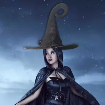 Хэллоуин Косплей Волшебные шапки с перьями Роза Косплей Дьявольские шапки Универсальные для женщин и мужчин Маскарадная вечеринка CHINA