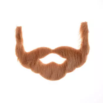 Хэллоуин костюм поддельная борода смешная борода коричневый