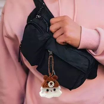 Хэллоуин крючком привидение ручной работы вязаная кукла-призрак кулон плюшевая шерстяная игрушка крючком для дома день рождения декор A