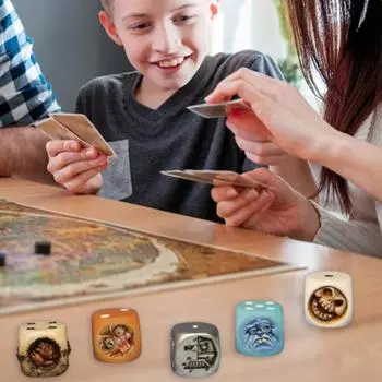 Хэллоуин кубики из смолы настольные игры ролевые игры кубики улучшают игровой опыт B