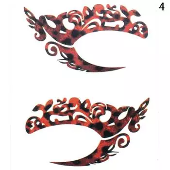 Хэллоуин макияж глаз временная татуировка наклейка для лица переводная косметика