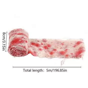 Хэллоуин Марлевое настенное украшение Домашний сад Украшения DIY Двери и окна Полиэстер Праздничные товары 8CM*5M