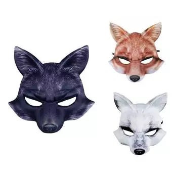 Хэллоуин Маска Маскарадные Маски Макияж Маска для лица Маска Животного Партии Маски Бал-маскарад Косплей Реквизит Маски Костюмированная Вечеринка