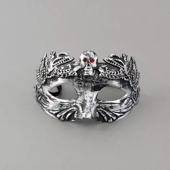 Хэллоуин Маскарад Пластиковая Маска Косплей Реквизит Взрослый Европейский Ретро Красивый Мужской Маска на Половину Лица Type 1