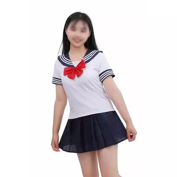 Хэллоуин матросская униформа косплей короткий рукав школьница комплект из 3 предметов униформа юбка летний тонкий костюм JK красная лента мини-юбка школьный фестиваль темно-синий
