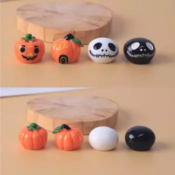 Хэллоуин Микропейзаж Миниатюрные фигурки из смолы Миниатюрные украшения для сада фей Милая тыква Призрак Вампир Украшение