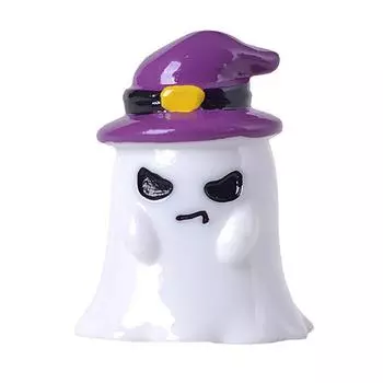 Хэллоуин Микропейзаж Миниатюрные фигурки из смолы Миниатюрные украшения для сада фей Милая тыква Призрак Вампир Украшение A4