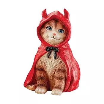 Хэллоуин милый кот смола скульптура украшение праздник украшение дома One Size