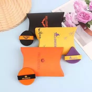 Хэллоуин Мультфильм Летучая мышь Ведьма Тыква Подушка-спонж Ультра Мягкий Спонж-спонж Влажный Сухой Двойного Назначения Макияж Спонж