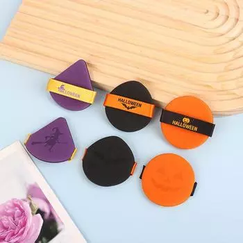 Хэллоуин Мультфильм Летучая мышь Ведьма Тыква Подушка-спонж Ультра Мягкий Спонж-спонж Влажный Сухой Двойного Назначения Макияж Спонж