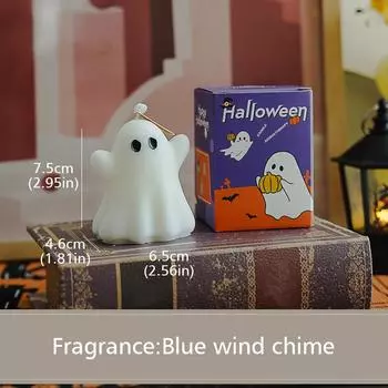 Хэллоуин Мультяшный Призрак Милые Мини Забавные Ароматические Свечи Товары для Вечеринки 2 Стиля