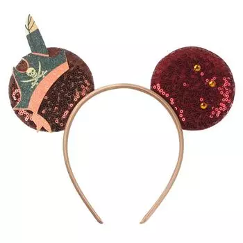 Хэллоуин Мышиные ушки Ободок Блестки Бант Повязка для волос Для женщин Фестивальная вечеринка DIY Аксессуары для волос Бутик