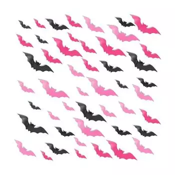 Хэллоуин Наклейки на стену 3D Стереоскопические наклейки Наклейки для украшения фона вечеринки на Хэллоуин One Size