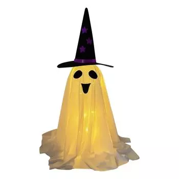 Хэллоуин Настольное украшение, Хэллоуин Украшение для вечеринки в помещении, Со светодиодной гирляндой с дистанционным управлением, Хэллоуинские огни One Size