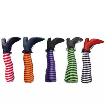 Хэллоуин Ноги Ведьмы Украшение Хэллоуина Опора Страшные Ноги Волшебницы