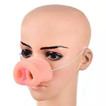 Хэллоуин нос с резинкой милый чехол в виде морды животного тематический реквизит для костюмированной вечеринки pink