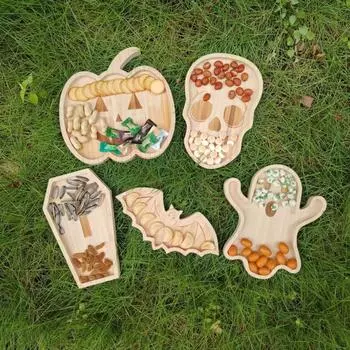 Хэллоуин Новый Узор Поднос Домашний Конфеты Украшения Поднос Украшения One Size